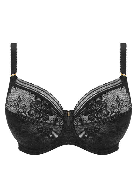 FANTASIE - FUSION LACE SIDE SUPPORT BRA - BLACK