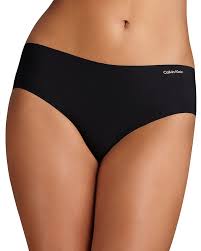 CALVIN KLEIN - INVISIBLE NAKED BRIEF - BLACK – Elegant Undies