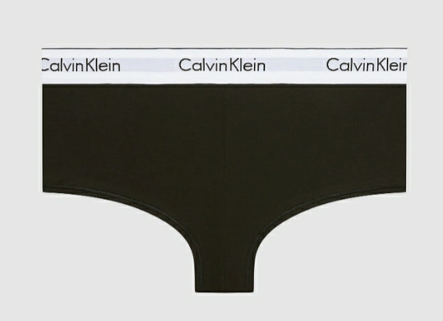 Calvin Klein Women's Modern Cotton Boyshort, Black, Medium