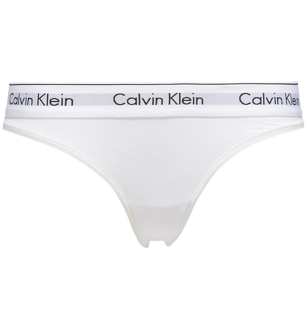 CALVIN KLEIN Modern Cotton Thong Black